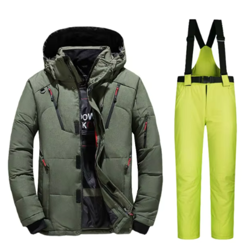 Herren Skijacke | Warmes Ski Set | Winterjacke Herren