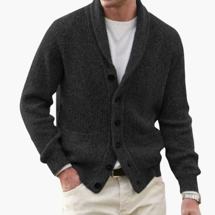 Cardigan Herren | Sjaalkragen Optik Warm | Classic Winter Kleider