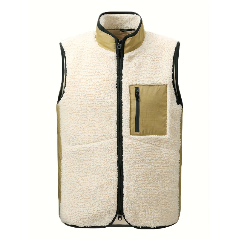 Weste Herren | Warme Weste Mit Reißverschluss | Casual Kleider