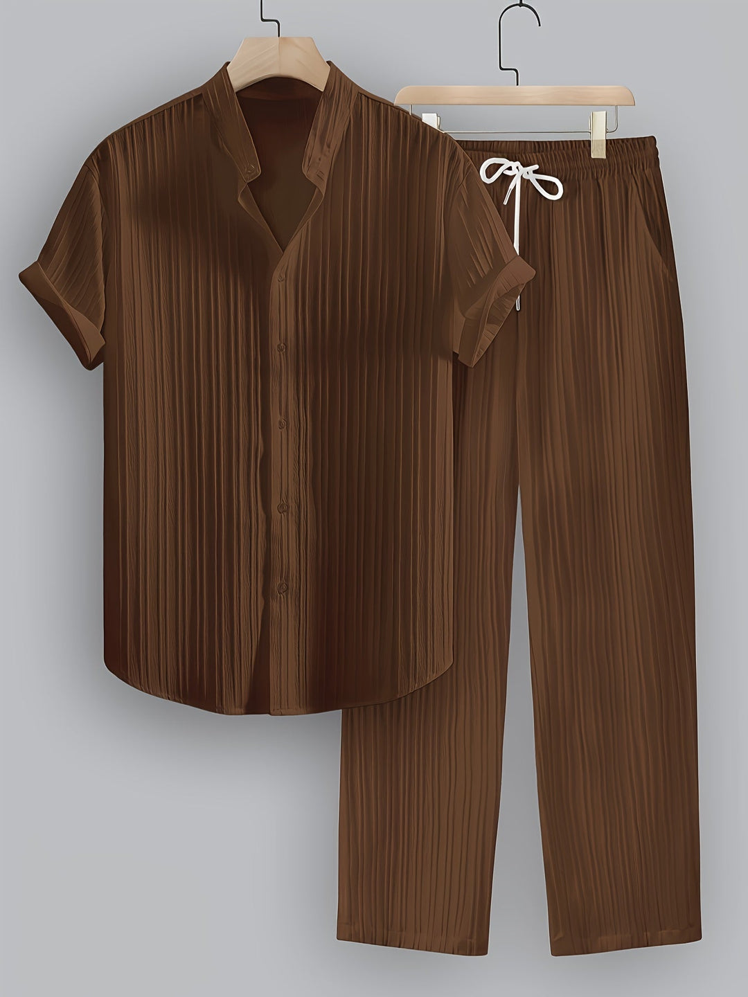 Herren Set | Strukturdesign | Lockerer Schnitt | Sommer