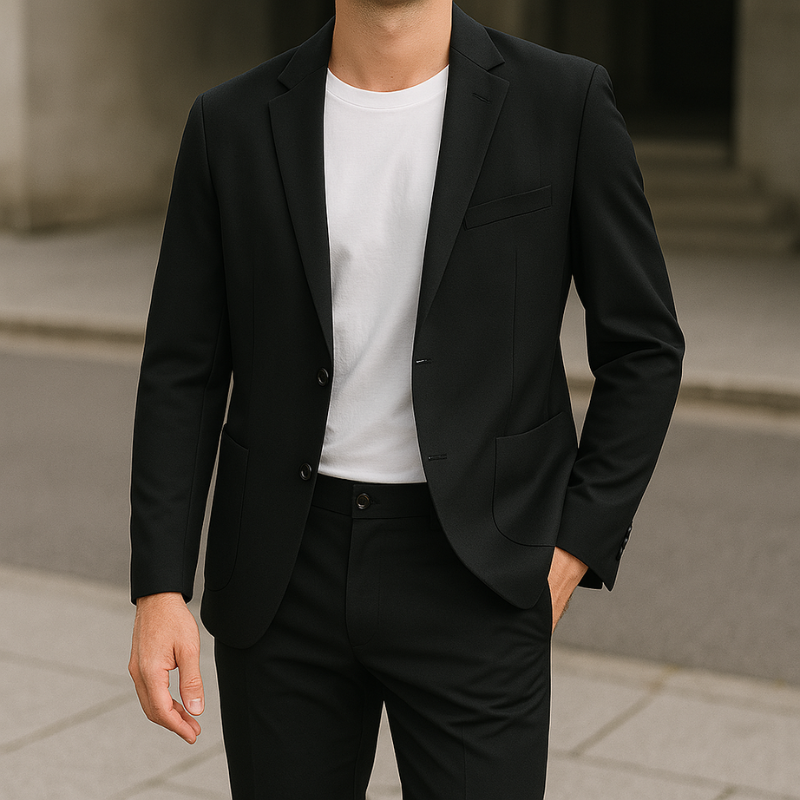 Jacke Herren | Elegante Anzug Set | Klassische Herren Kleider