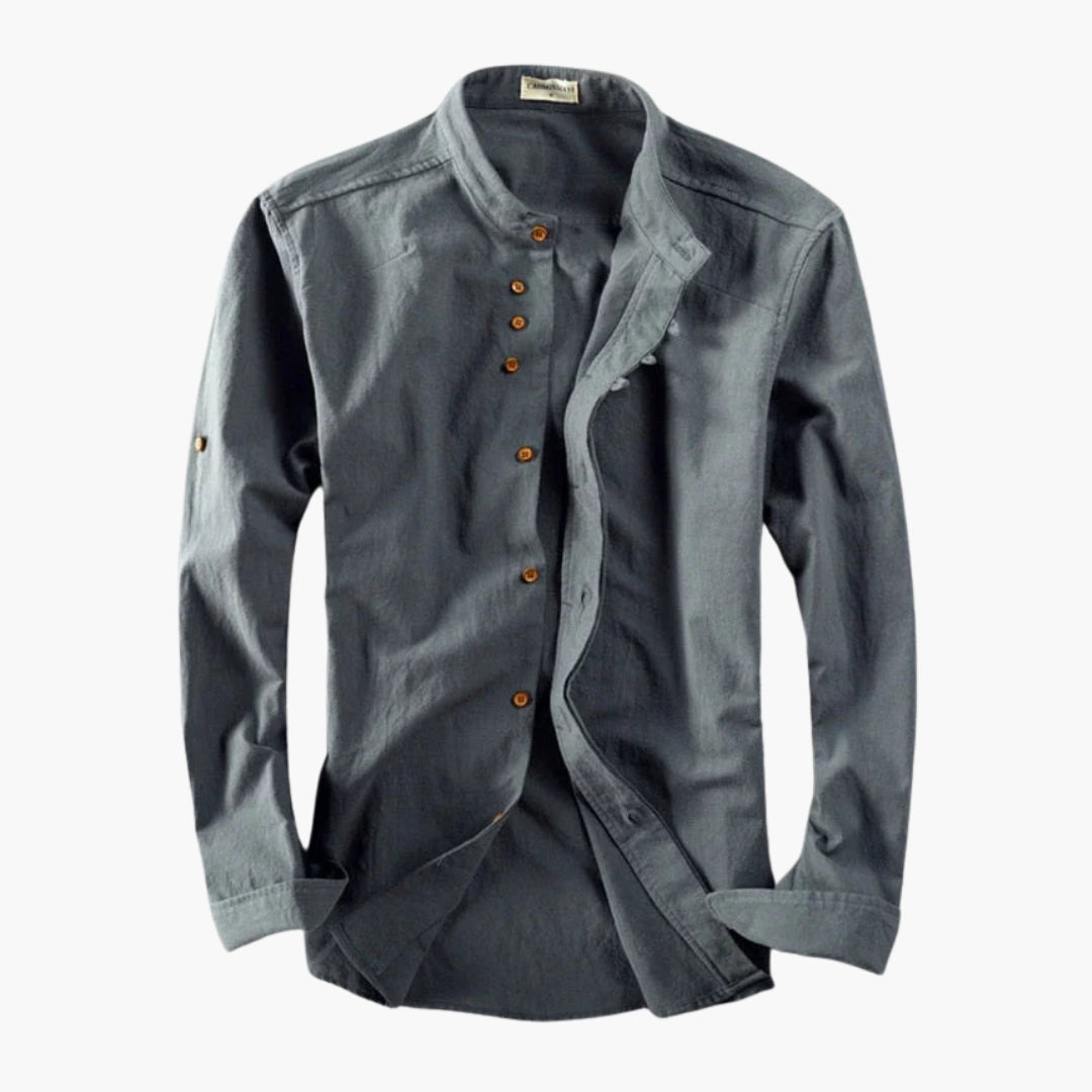 Herren Hemd | Elegant | Mit Knöpfen | Herbst