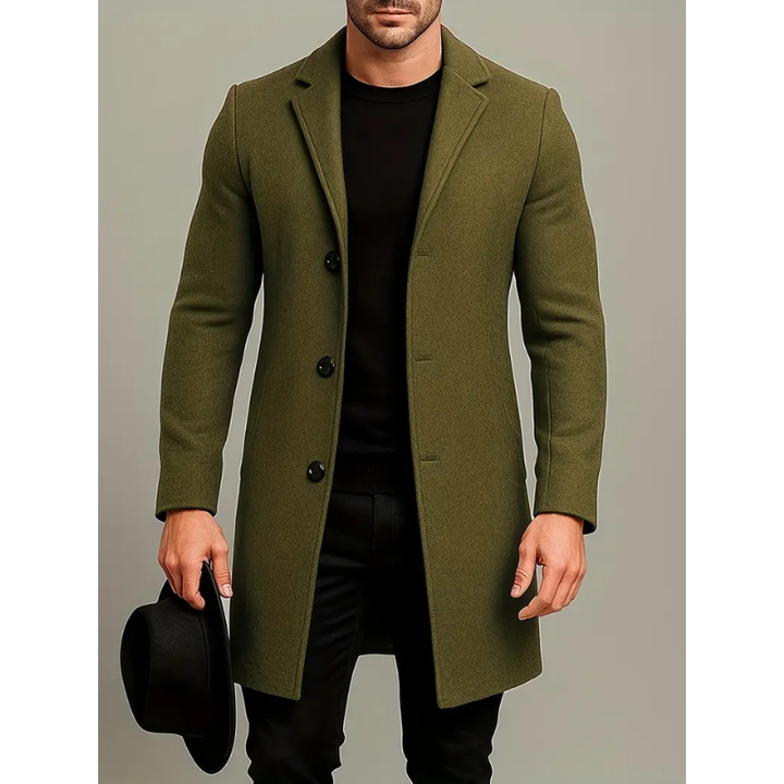 Jacke Herren | Eleganter Mantelstil | Trendy Winterjacke Herren