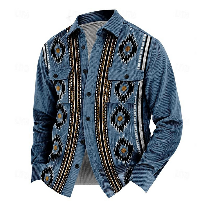 Jacke Herren | Blaue Jacke Casual | Lässiger Freizeit Look