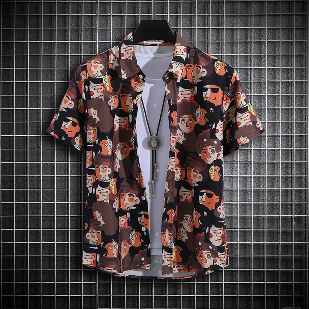 Herren Shirt | Vertikale Streifen | Klassischer Kragen | Sommer