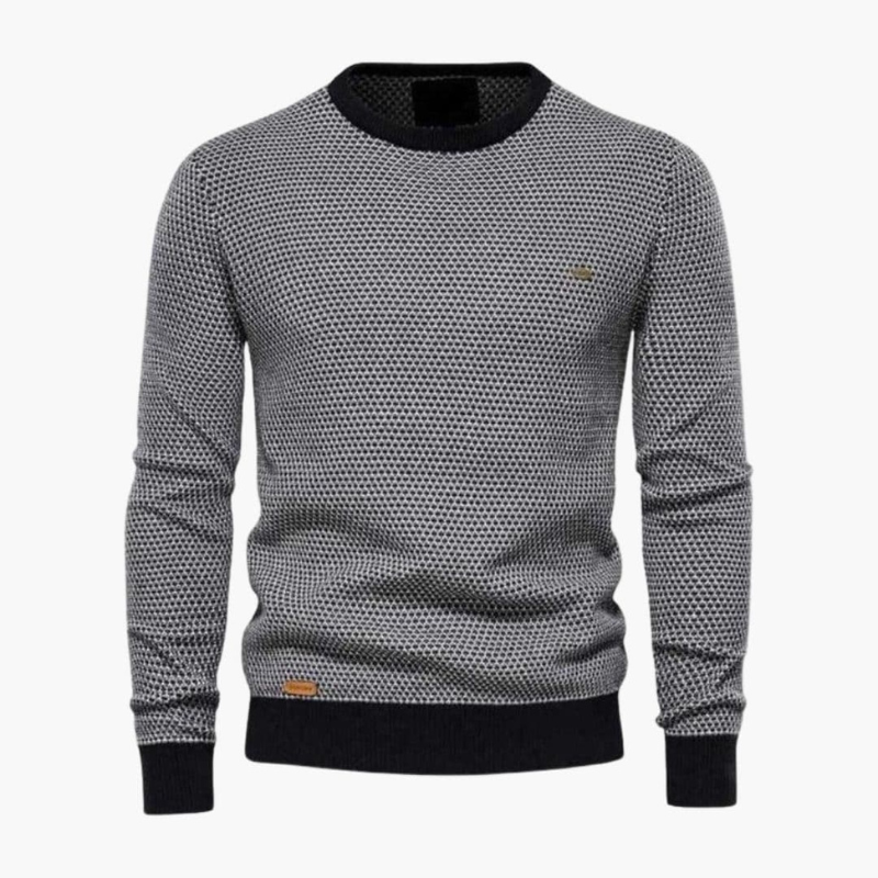 Pullover Herren | Feines Strickmuster | Elegant Strickpullover Herren