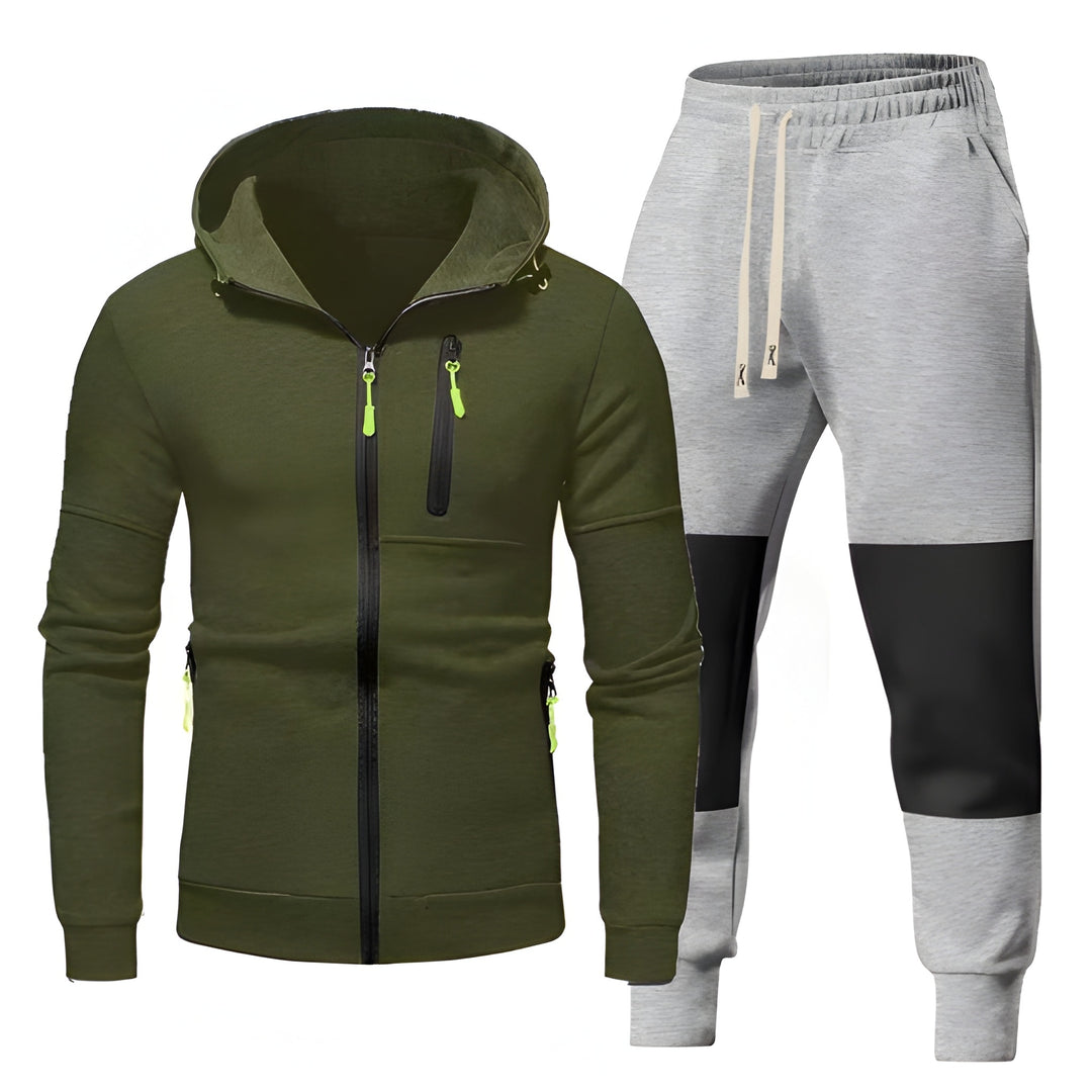 Herren Sportset | Trainingsjacke Jogginghose | Sportliche Kleider
