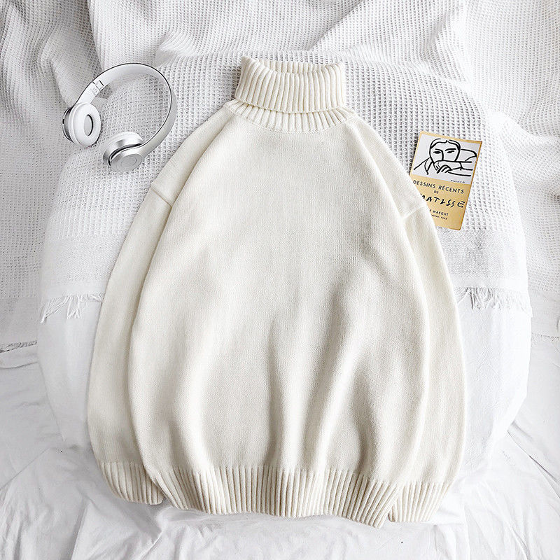 Rollkragenpullover Herren | Locker & Warm | Weicher Strickpullover für Alltag & Freizeit