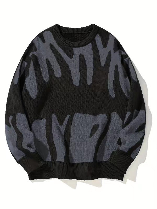 Sweatshirt Herren | Modischer Strickpullover | Trendige Kleider