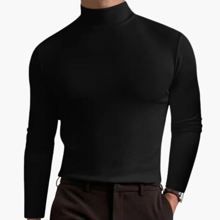 Rollkragenpullover Herren | Slim Fit Weiche Struktur | Modern Pullover Herren
