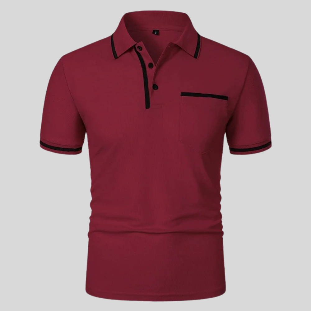 Herren Polohemd | Schmale Passform | Mit Knopfleiste | Sommer