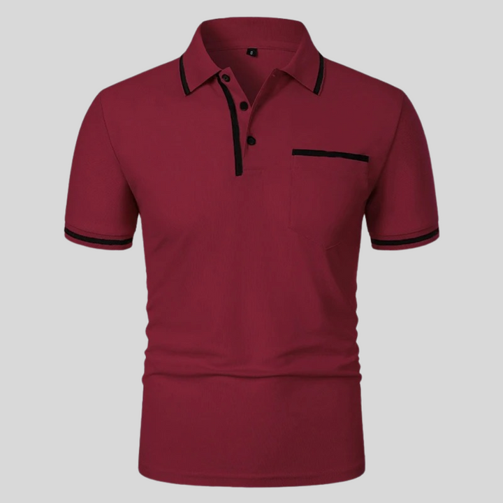 Herren Polohemd | Schmale Passform | Mit Knopfleiste | Sommer