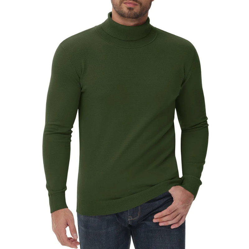 Rollkragenpullover Herren | Klassischer Pullover | Casual Kleider