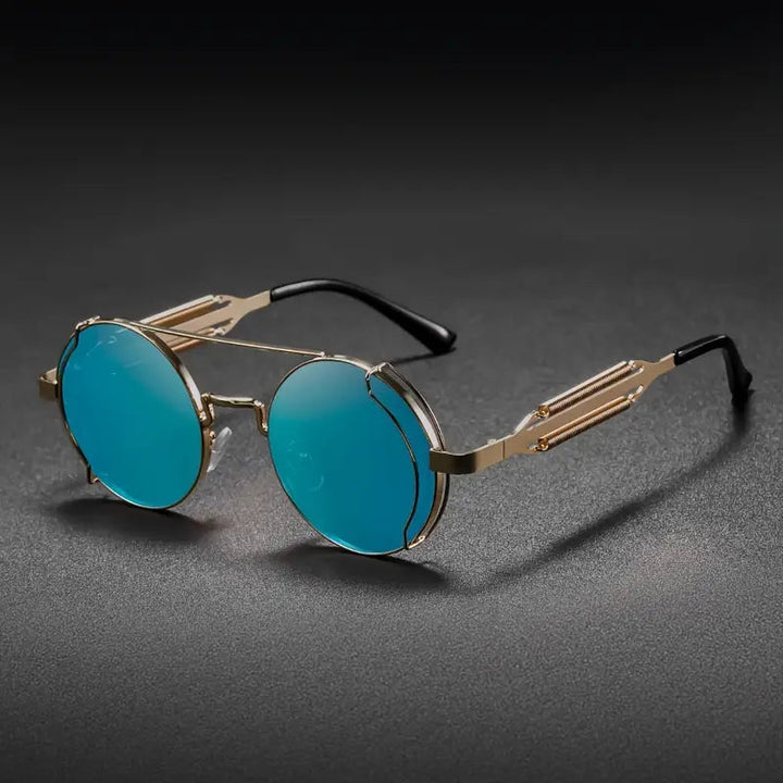 Herren Sonnenbrille | Vintage | Rundes Gestell Retro | Sommer