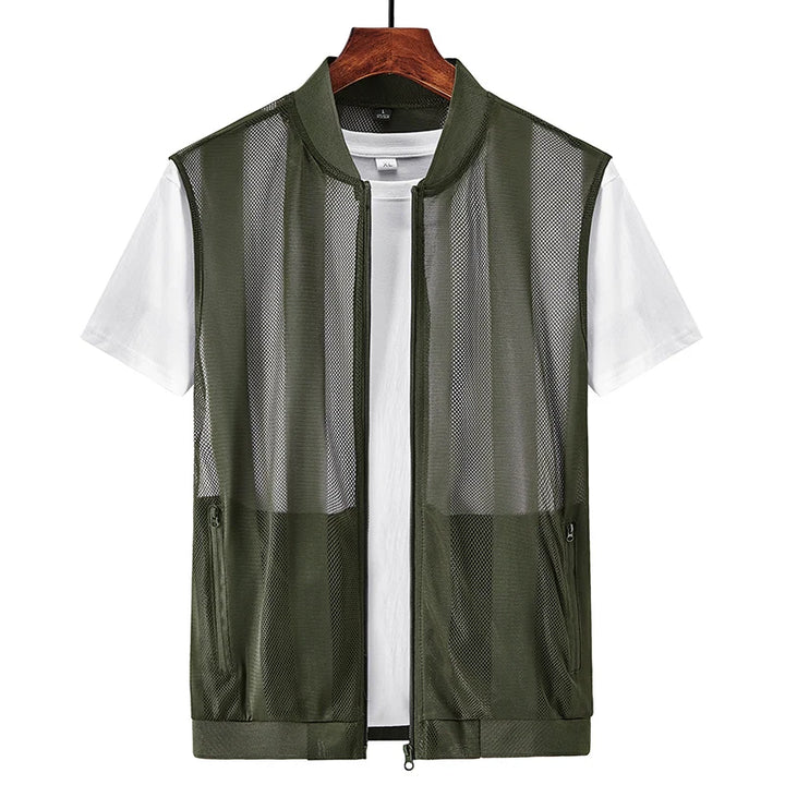 Herren Bodywarmer | Sportlich | Mit Reißverschluss | Sommer