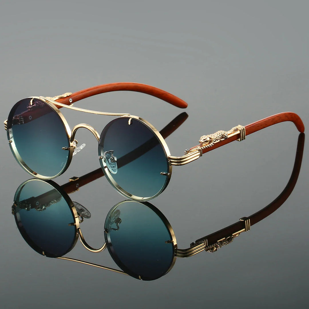 Herren Sonnenbrille | Retro Design | Rund | Sommer