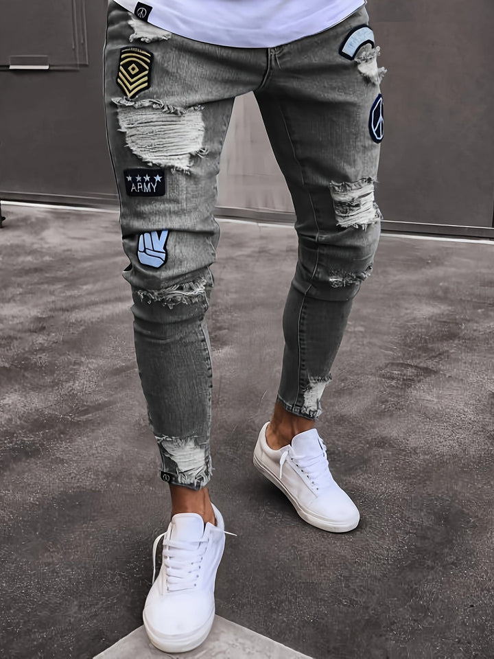 Herren Jeans | Slimfit | Mit Knopfverschluss | Sommer