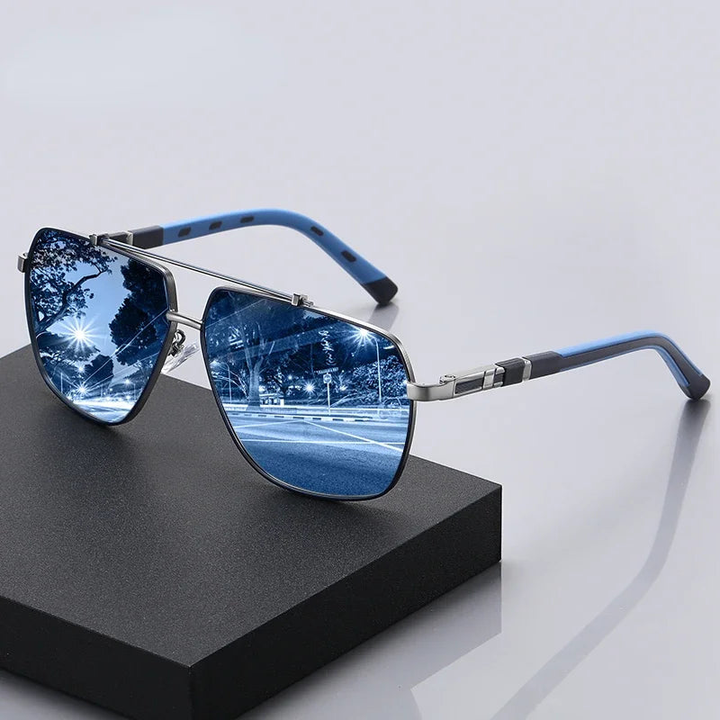 Herren Sonnenbrille | Elegant | Metallbügel | Sommer
