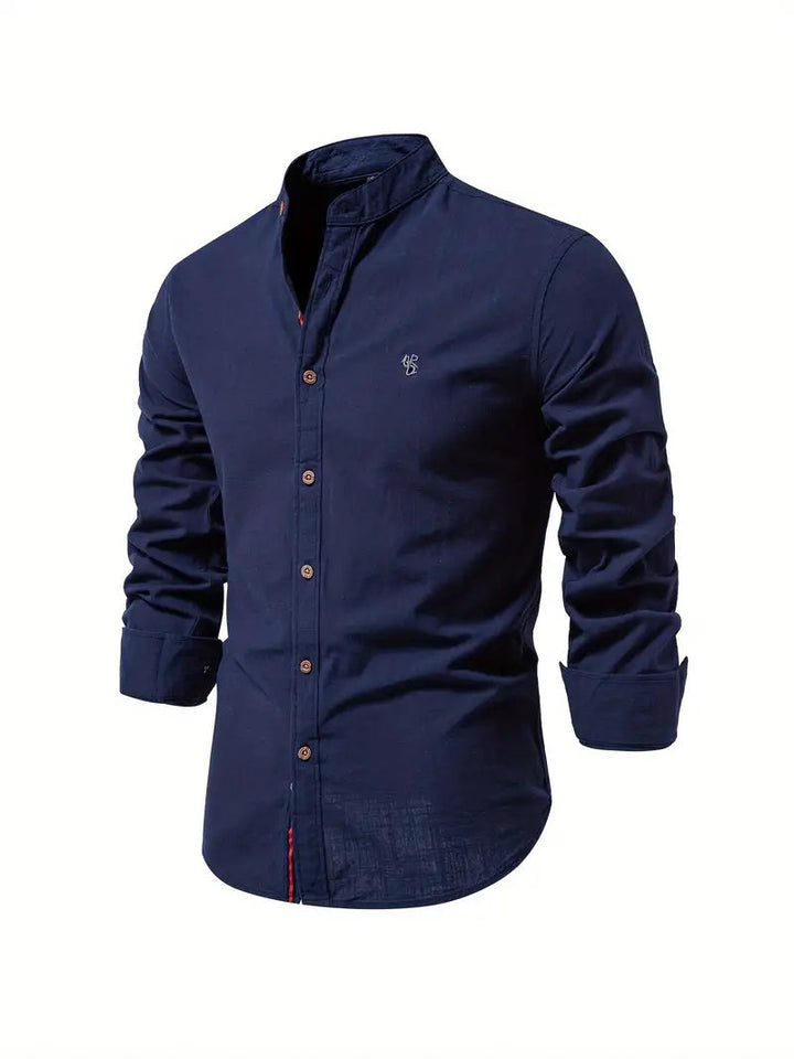 Herren Shirt | Slimfit | Mit Knopfleiste | Business Alltag Frühling