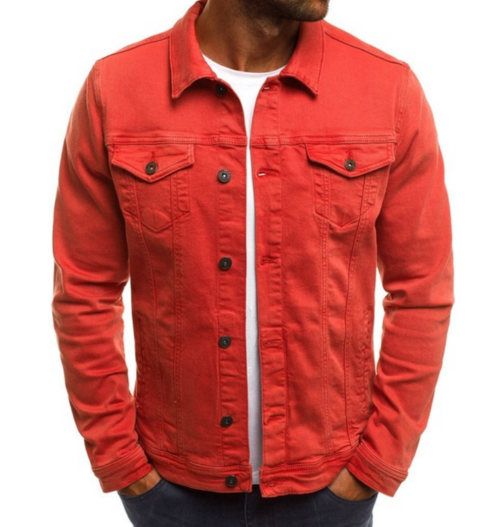 Herren Jacke | Slimfit | Mit Knöpfen | Lente