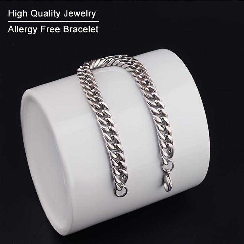 Herren Armband | Elegant | Gliederdesign | Ganzjährig