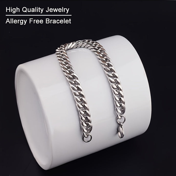 Herren Armband | Elegant | Gliederdesign | Ganzjährig