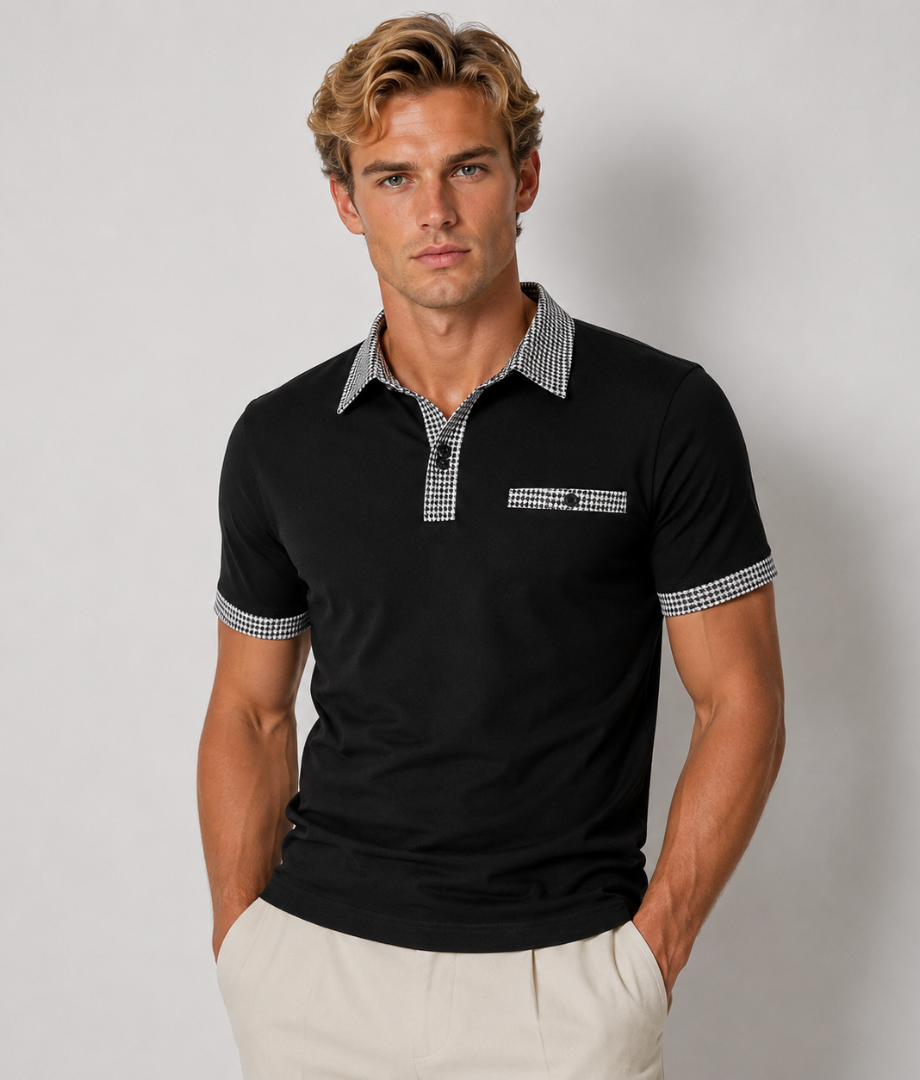 Herren Polohemd | Schmale Passform | Mit Knopfleiste | Sommer