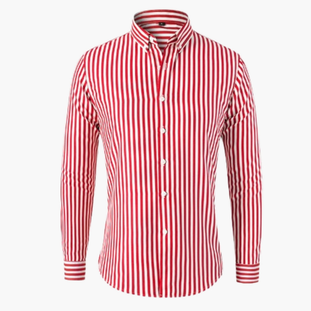 Herren Hemd | Slimfit | Streifenmuster | Sommer