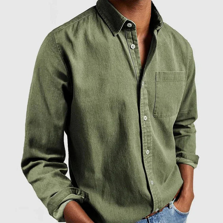 Herren Hemd | Casual Urban | Mit Knöpfen | Sommer