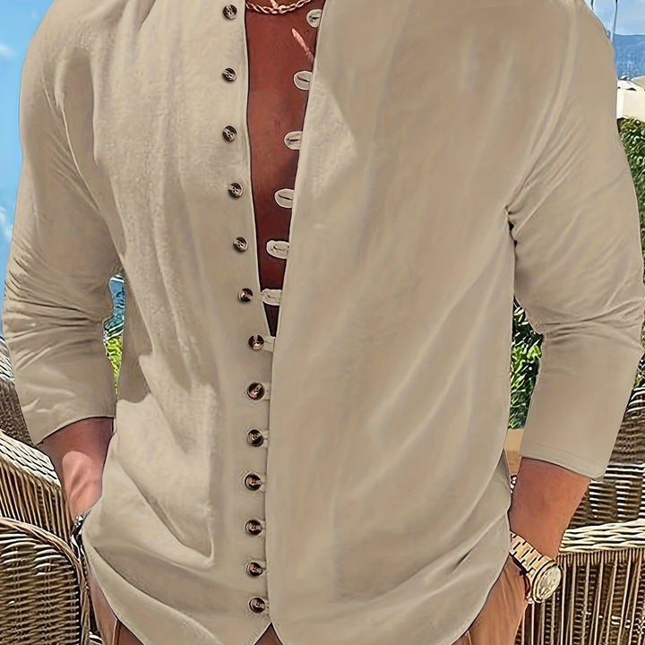 Herren Hemd | Slim Fit | Knopfleiste | Sommer