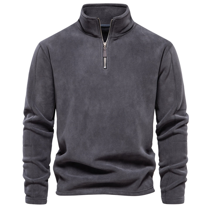 Herren Pulli | Pullover mit Halb-Zip | Warmer Outdoor Style