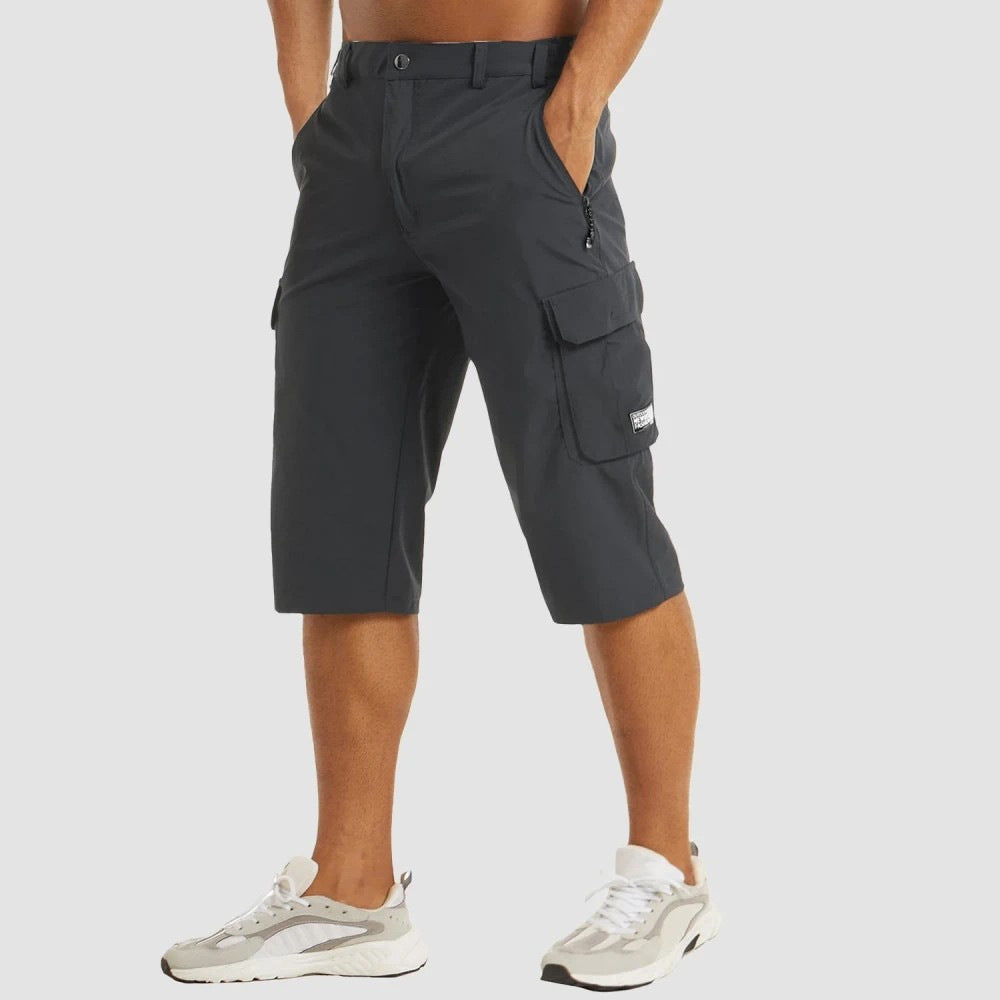 Herren Shorts | Cargo | Reißverschluss | Sommer Utility
