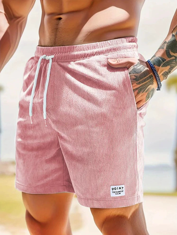 Herren Shorts | Straight | Mit Kordelzug Detail | Sommer