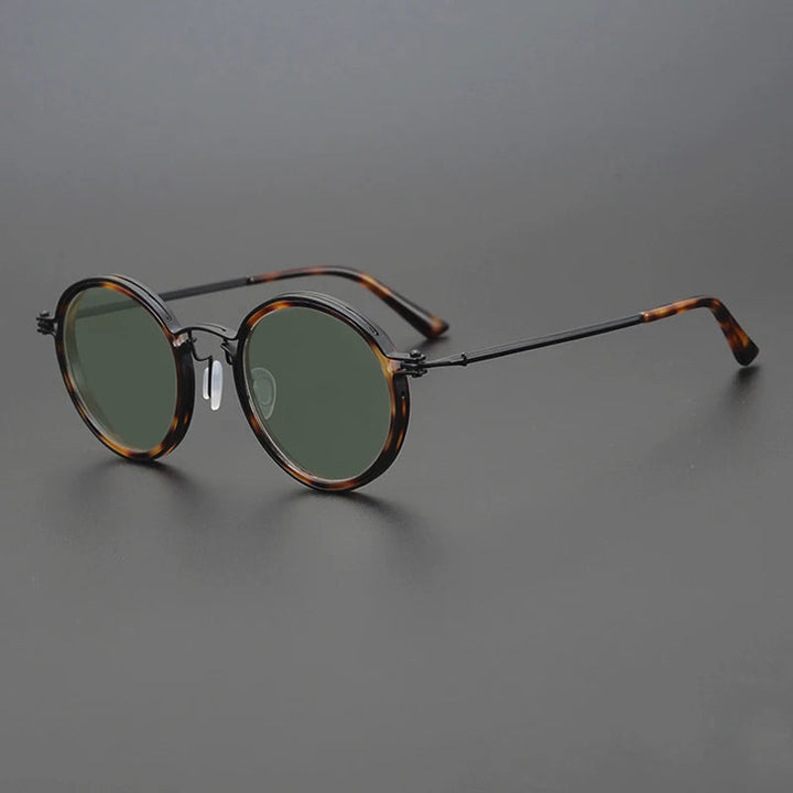 Herren Sonnenbrille | Retro | Rundes Design | Sommer