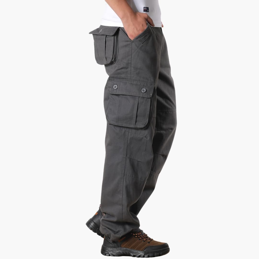 Herren Cargohose | Gerade Passform | Seitentaschen | Sommer