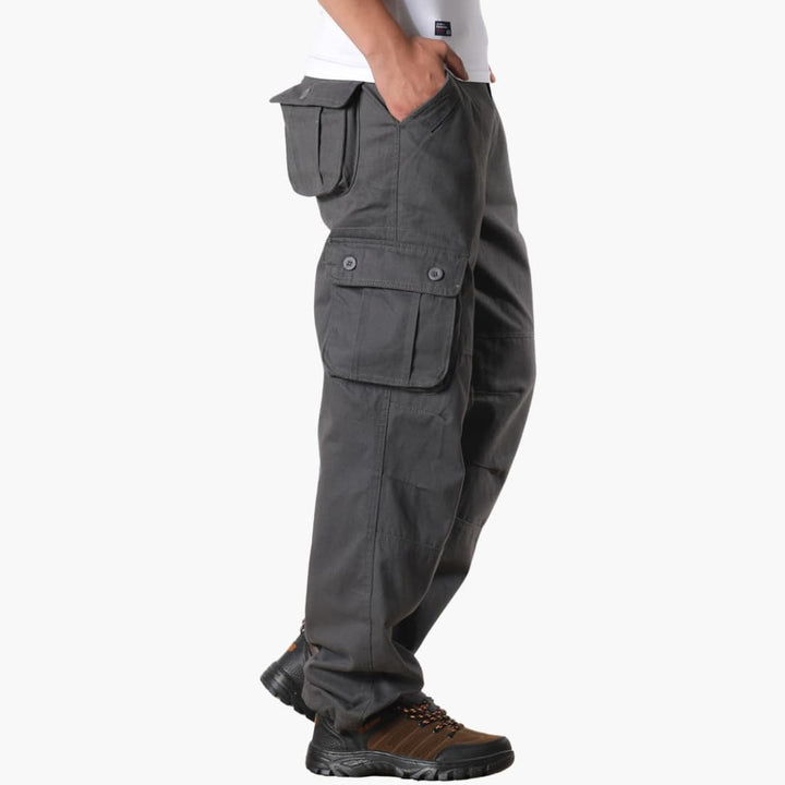 Herren Cargohose | Gerade Passform | Seitentaschen | Sommer