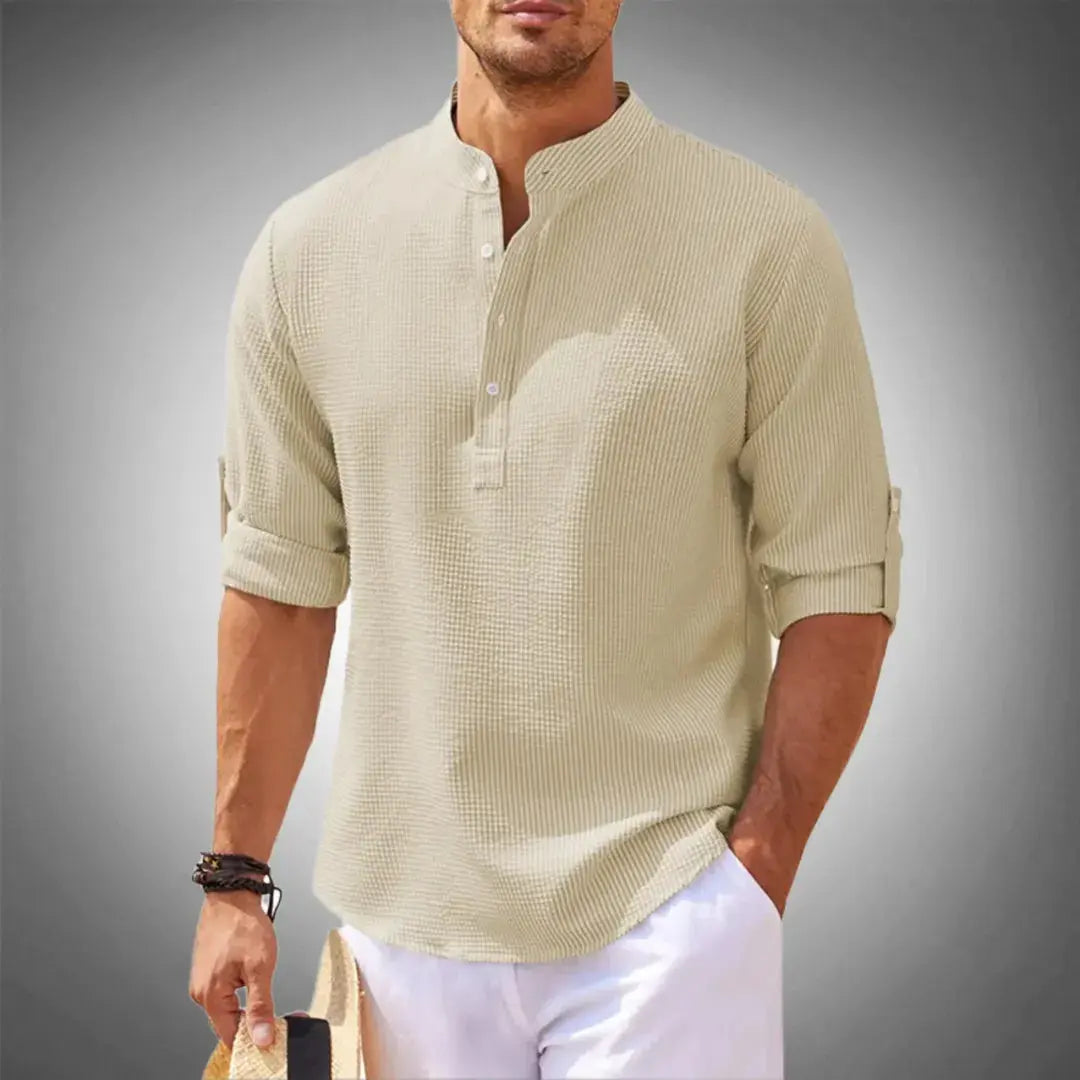 Hemd Herren | Leichter Strukturlook Modern | Trend Kleider Herren