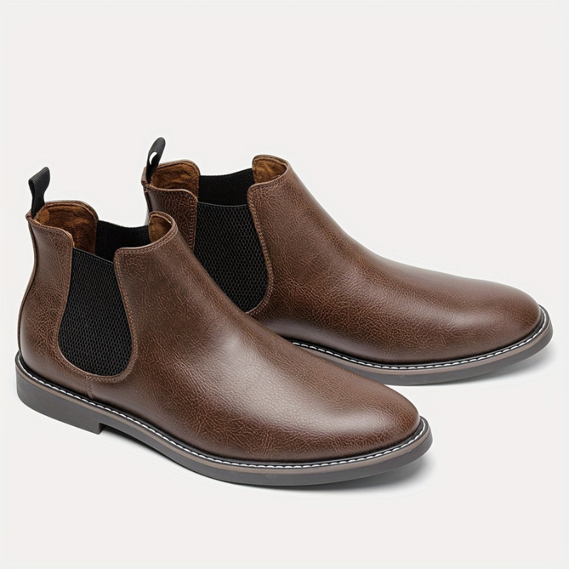 Winterstiefel Herren | Zweifarbiger Schaft | Rutschfeste Schuhe