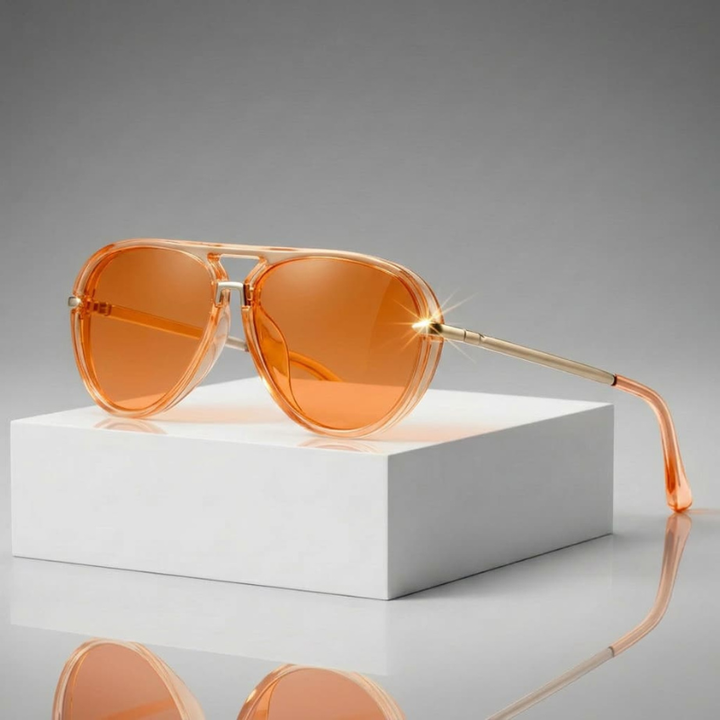 Herren Sonnenbrille | Retro | Metallbügel | Sommer