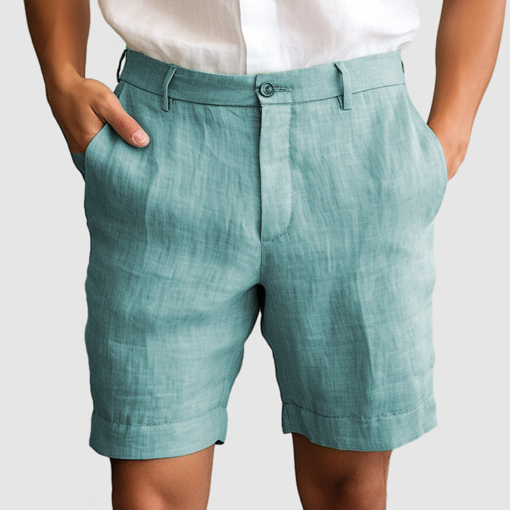 Herren Shorts | Straight | Mit Knopf | Sommer