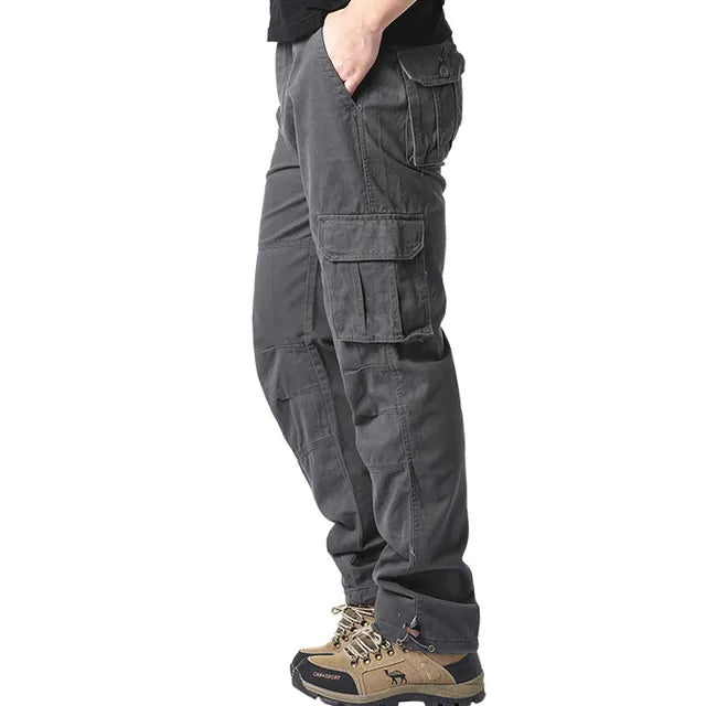 Herren Cargo Hose | Straight Stil | Mit Taschen | Outdoor Sommer