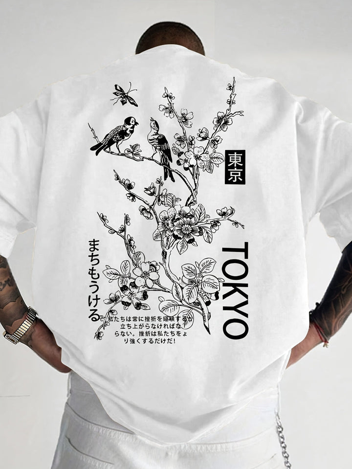 Herren T-Shirt | Oversized | Print | Sommer