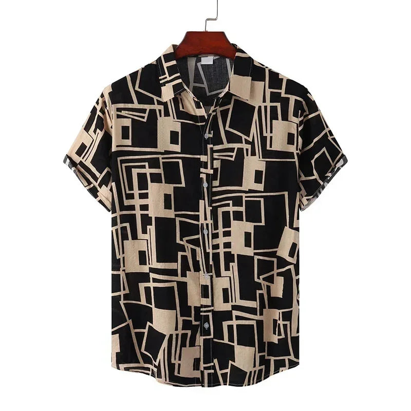 Herren Shirt | Grafikmuster | Kurzarm | Sommer