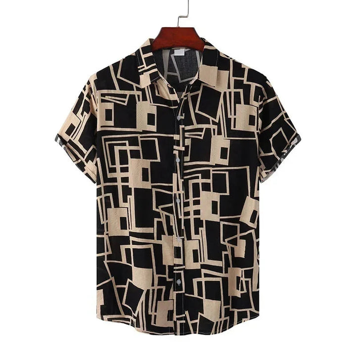 Herren Shirt | Grafikmuster | Kurzarm | Sommer