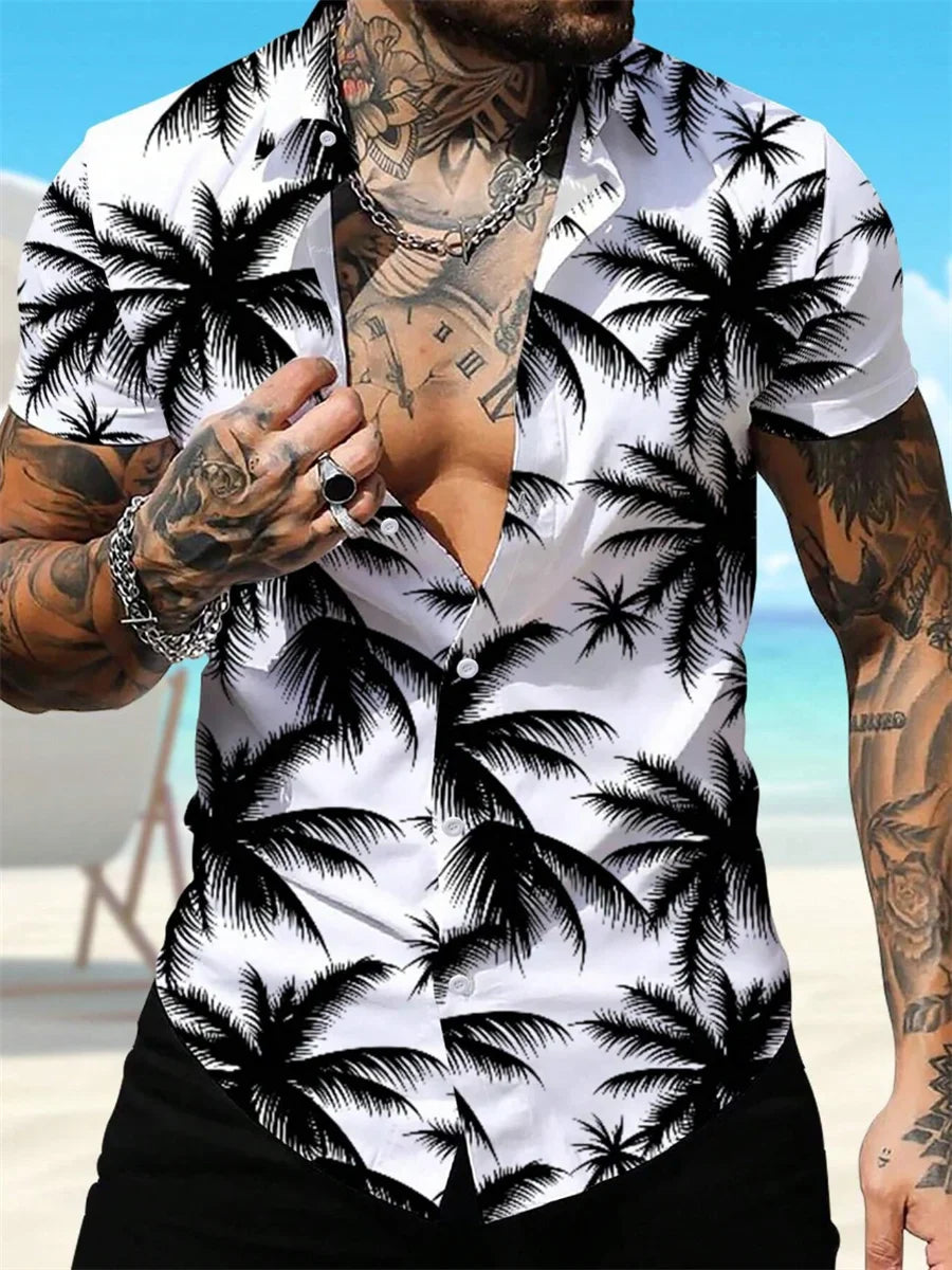 Herren Shirt | Slim Fit | Mit Knöpfen | Sommer