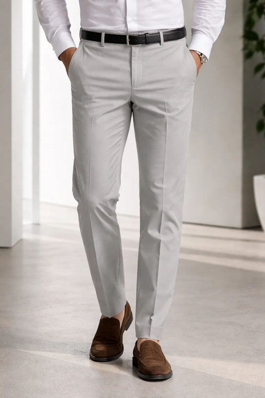 Herren Hose | Straight | Mit Knopfverschluss | Sommer