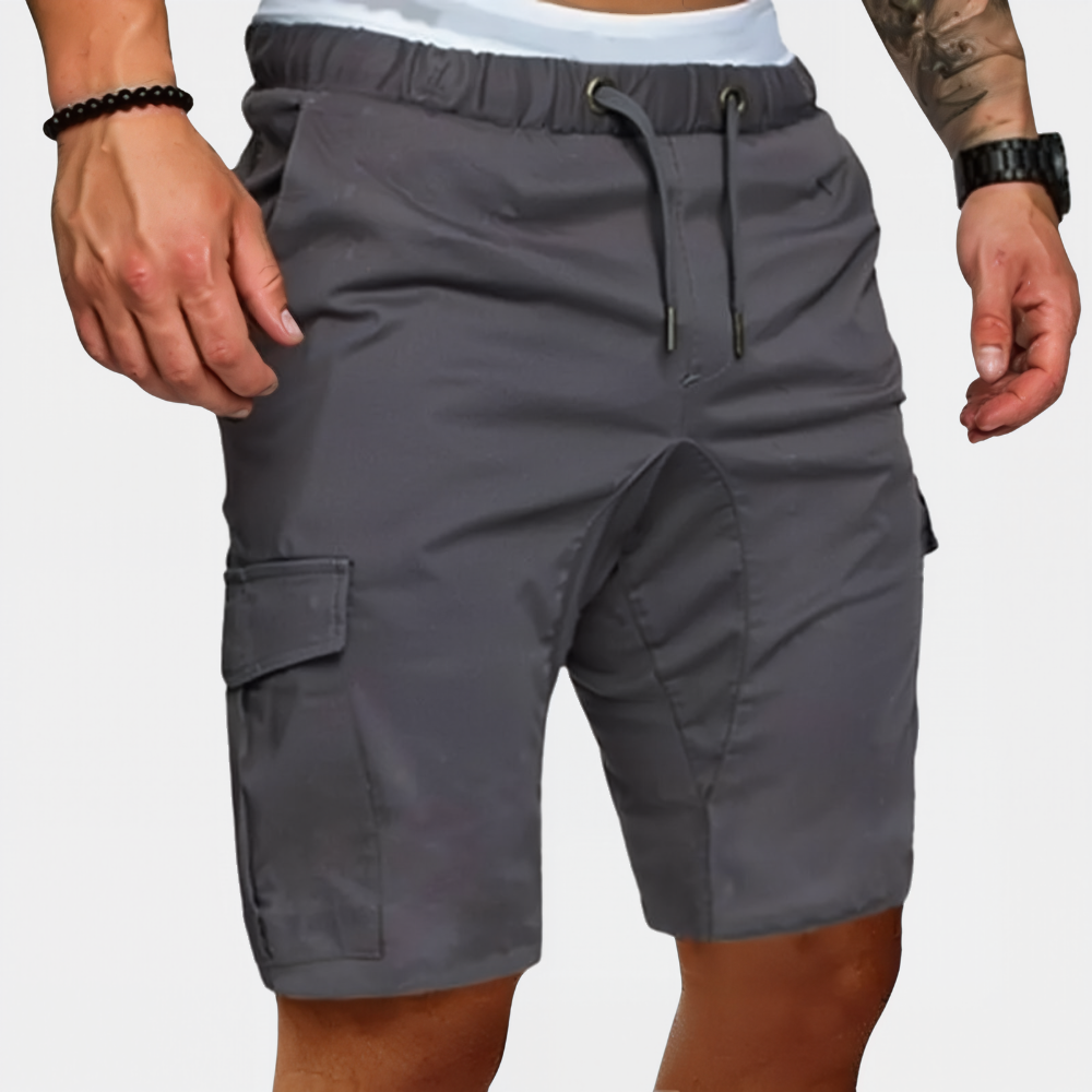 Herren Cargo Shorts | Straight | Mit Kordelzug | Sommer