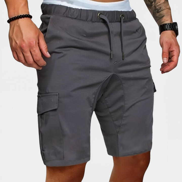 Herren Cargo Shorts | Straight | Mit Kordelzug | Sommer