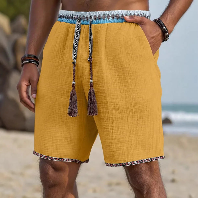 Herren Shorts | Retro | Mit Kordelzug | Sommer