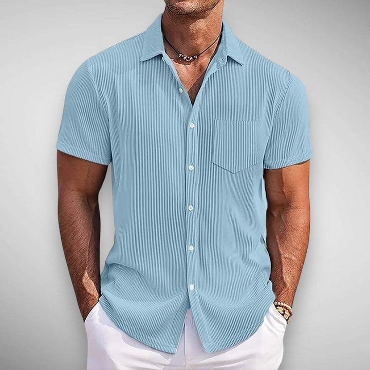 Herren Shirt | Slimfit | Mit Knöpfen | Sommer